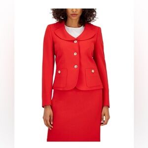 Nipon Boutique - Red Skirt Suit w/ gold accents size 14
New With Tags